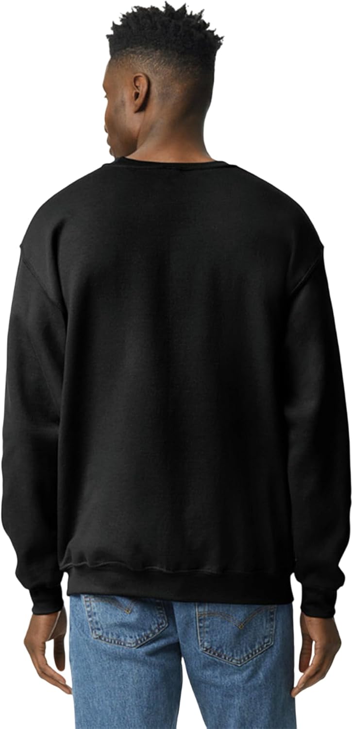 Gildan Adult Fleece Crewneck Sweatshirt, Style G18000, Multipack, Black (1-Pack), X-Large Jansha Store
