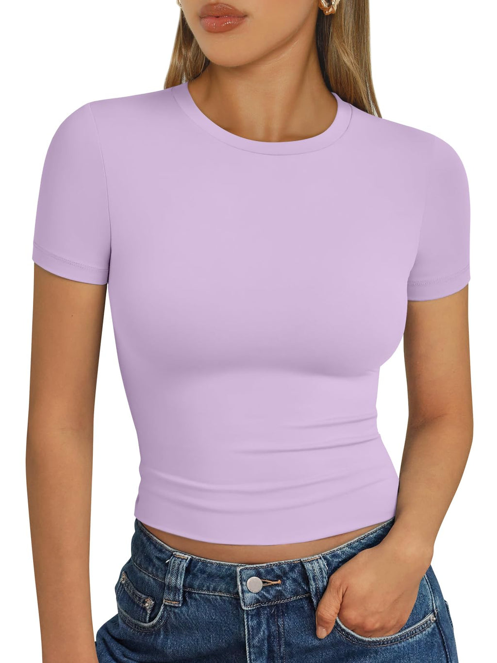 Trendy Queen Womens Short Sleeve T Shirt Basic Summer Top Jansha Store