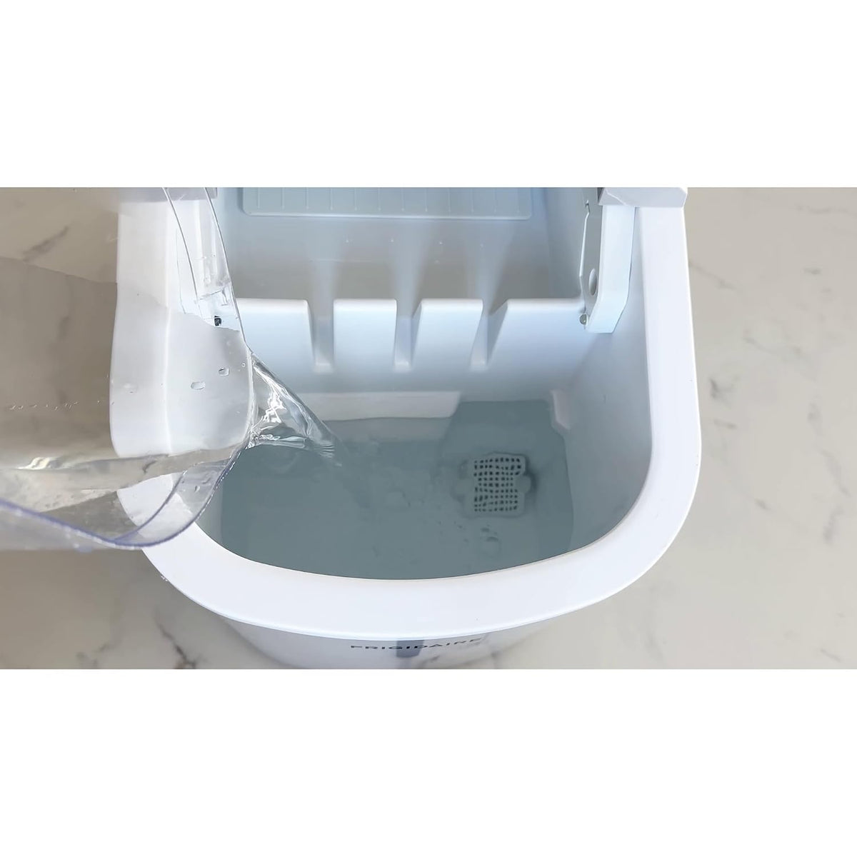 FRIGIDAIRE EFIC189-Silver Compact Ice Maker, 26 lb per Day, Silver Jansha Store