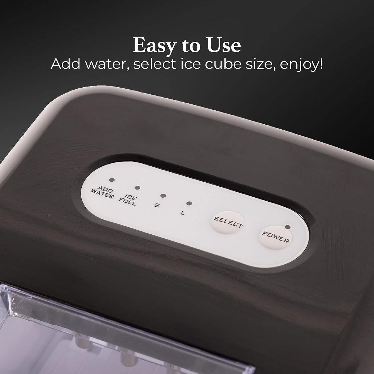 Igloo Electric Countertop Ice Maker Machine - Automatic and Portable - 26 Pounds in 24 Hours - Ice Cube Maker - Ice Scoop and Basket - Ideal for Iced Coffee and Cocktails - Stainless Steel Jansha Store