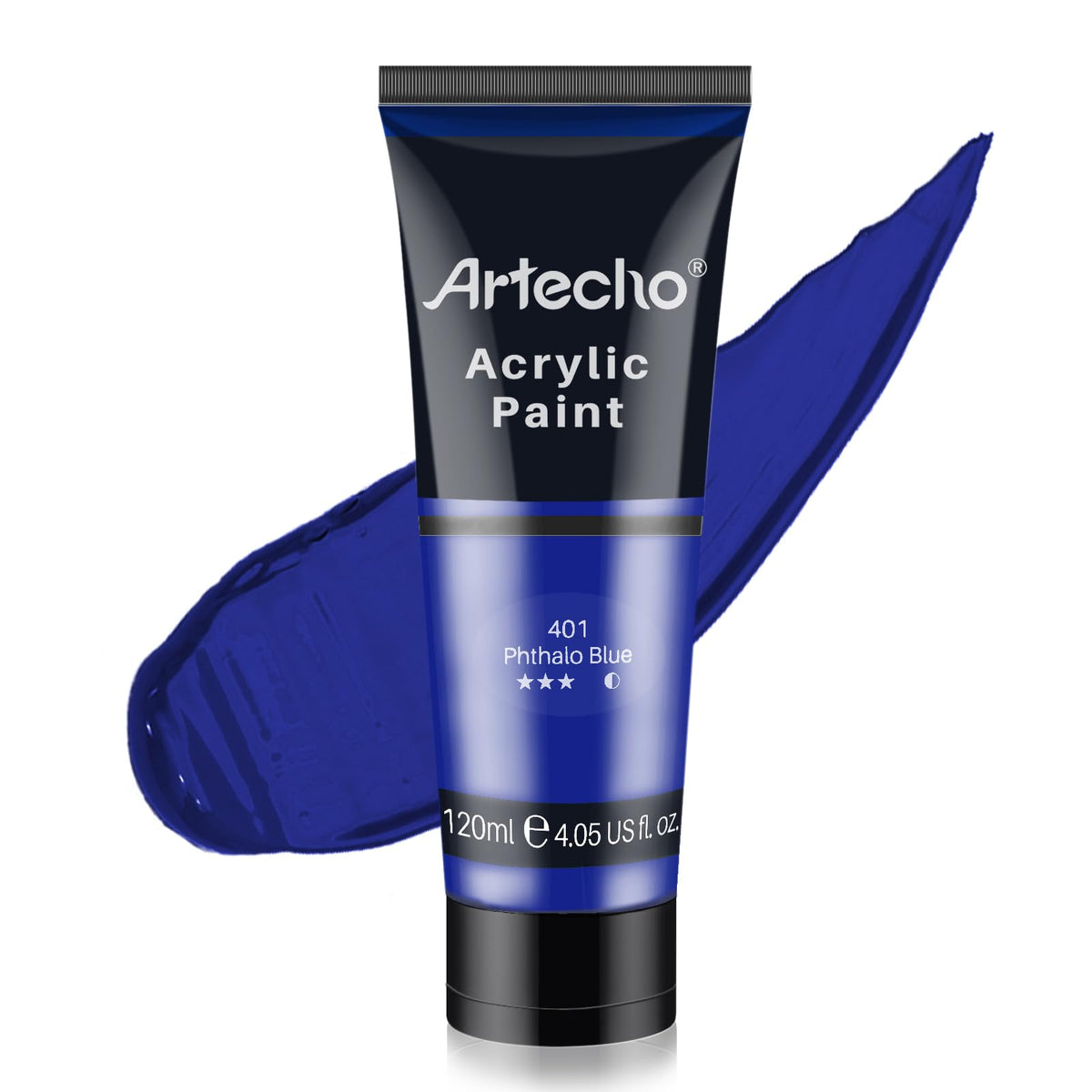 Artecho White Acrylic Paint, Titanium White Paint (120ml / 4.05oz) Tubes, Art Craft Paints for Canvas Painting, Rock, Stone, Wood, Fabric, Art Supplies Jansha Store