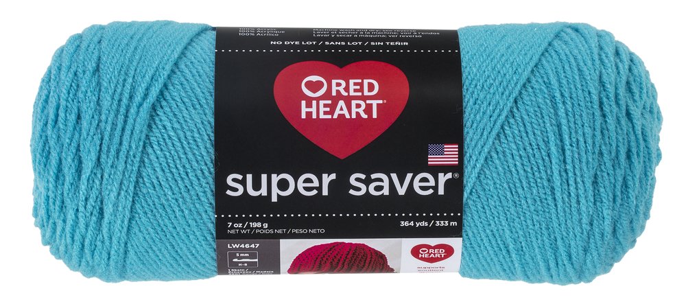 Red Heart E300 Super Saver Economy Yarn, Paddy Green Jansha Store