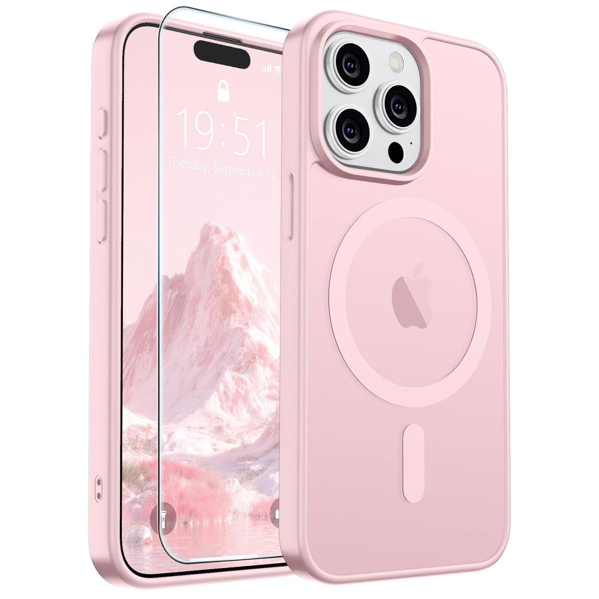 SUPFINE Magnetic for iPhone 12 Mini Case/iPhone 13 Mini Case Black Jansha Store