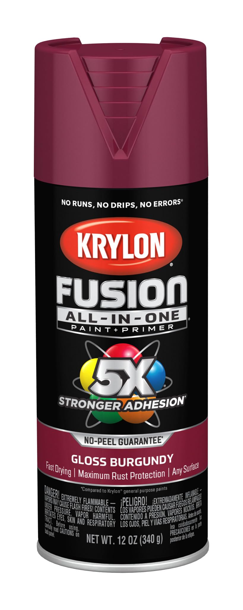 Krylon Fusion All-In-One 12 Oz. Gloss Spray Paint, Hot Pink - 1 Each Jansha Store