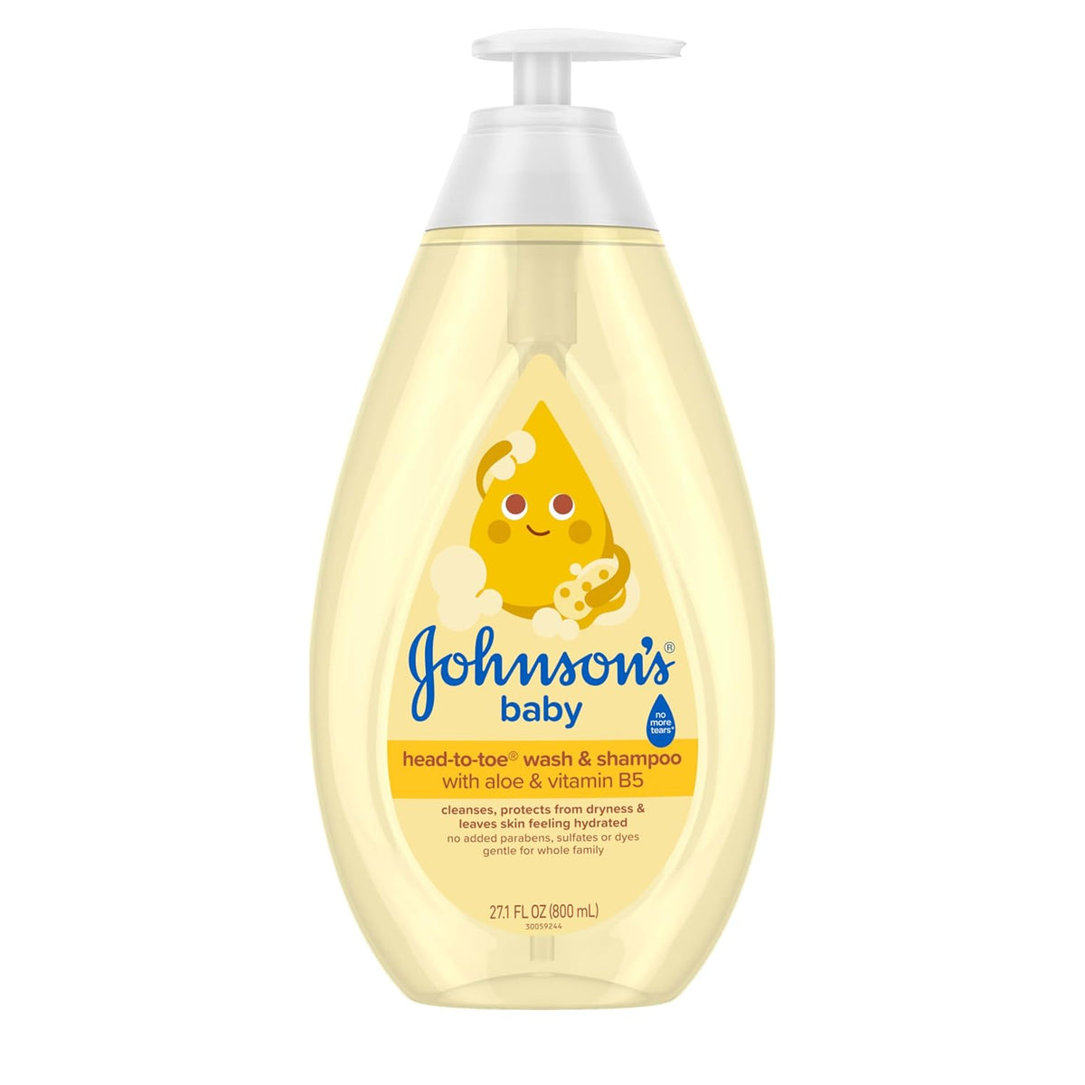 Johnson's Baby Head-to-Toe Wash & Shampoo, Tear Free, 27.1 fl. oz Jansha Store