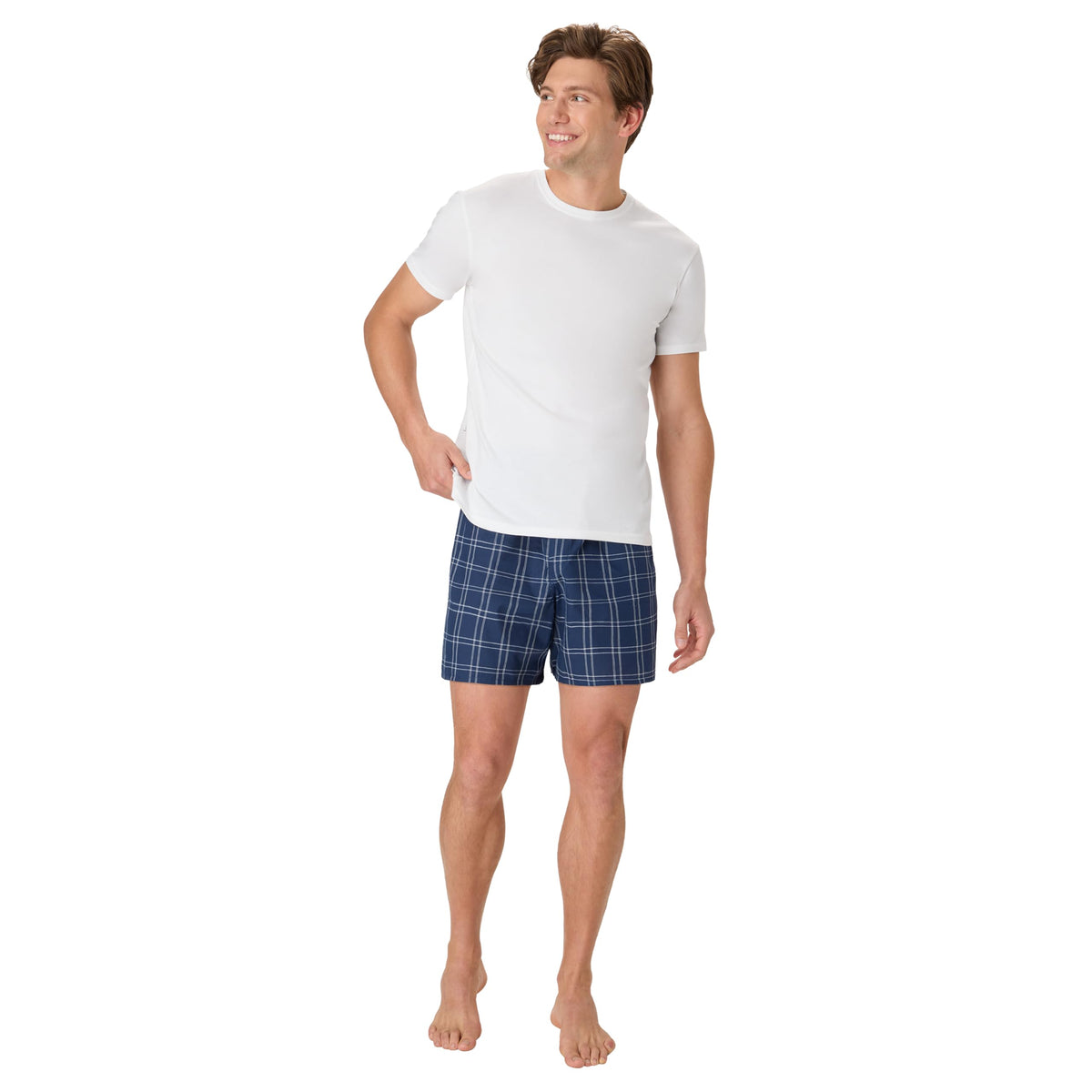 Hanes Men's Underwear Boxers Pack, Cool & Breathable Cotton Underwear, Moisture-Wicking Boxers for Men Jansha Store