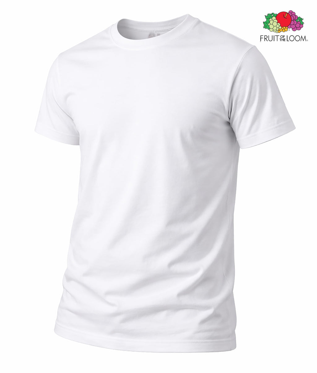 Fruit of The Loom Men's Crew Tee Undershirts, Moisture Wicking & Tag Free, Also Available in Big & Tall Jansha Store