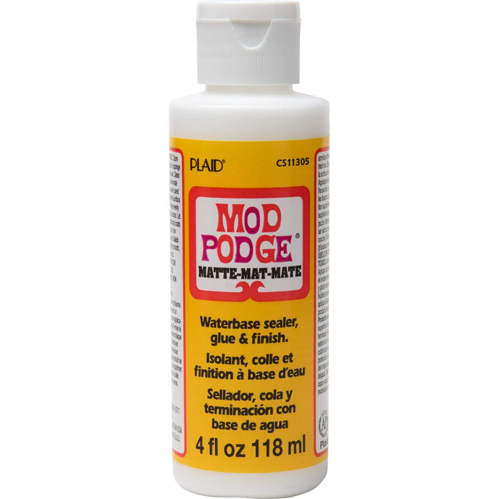 Mod Podge CS11302B Waterbase Sealer, Glue and Finish, 16 oz, Matte- (Pack of 12) Jansha Store