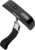 travel inspira Digital Luggage Scale – Portable Hanging Suitcase Weight Scale for Travel, 110 lb Capacity, Backlit LCD Display, Prevents Airport Overweight Fees, Battery Included Jansha Store