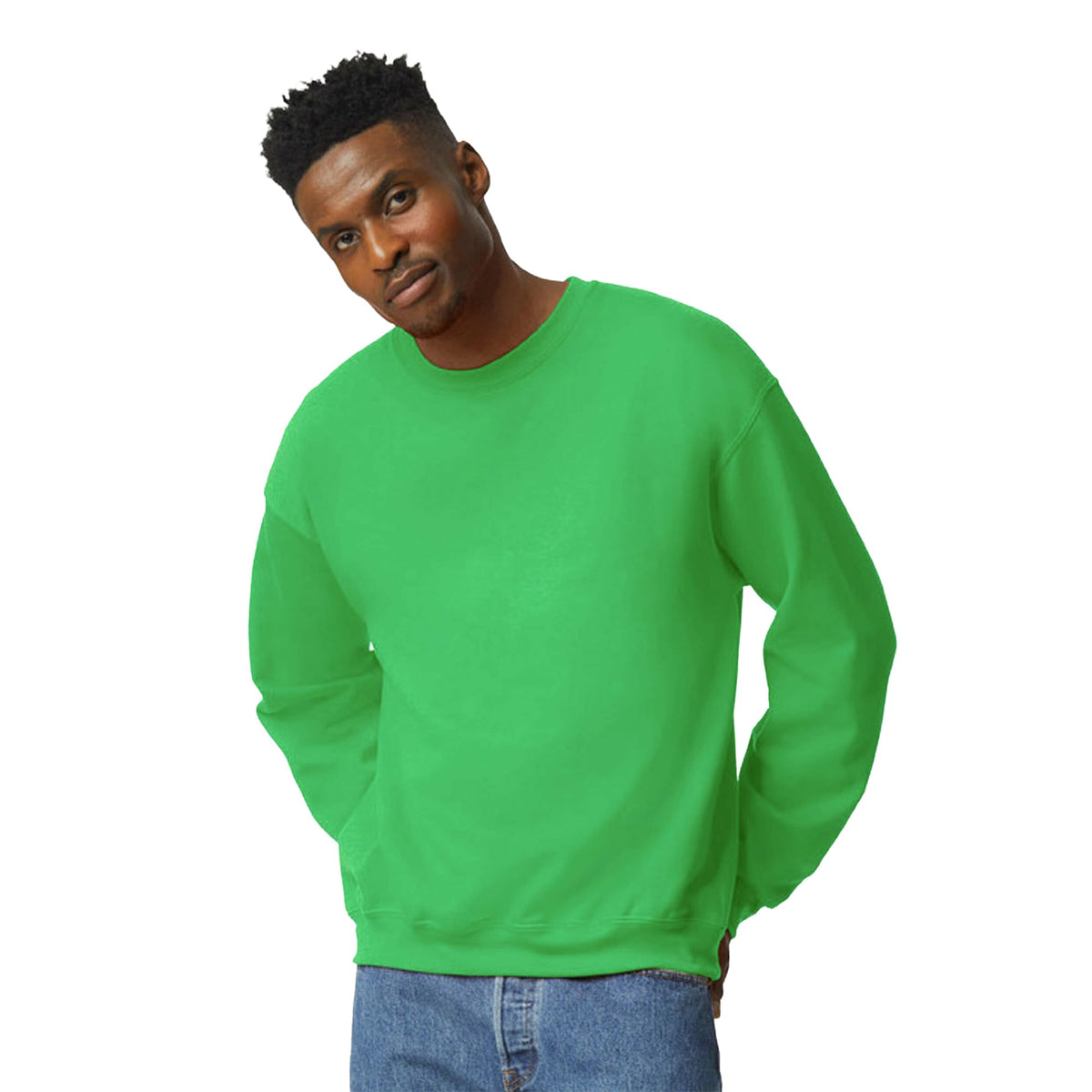 Gildan Unisex Adult Fleece Crewneck Sweatshirt, Style G18000, Multipack Jansha Store