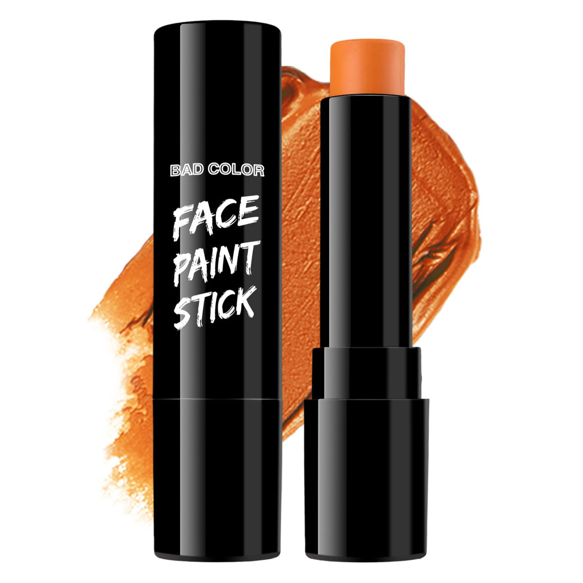 BADCOLOR Black Cream-Blendable Face Body Paint Stick for Adults Children Eye Black Softball Football Baseball Sports , Non-Toxic Hypoallergenic for Halloween SFX Makeup Cosplay Joker Costume Parties Jansha Store