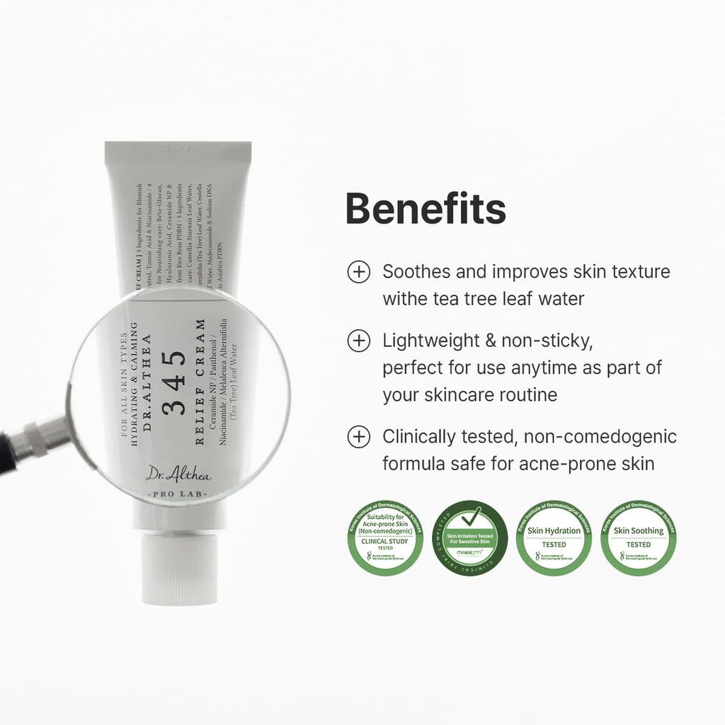 Dr.Althea 345 Relief Cream, 1.69 Fl Oz (Ver.2 - Pack of 2) Jansha Store