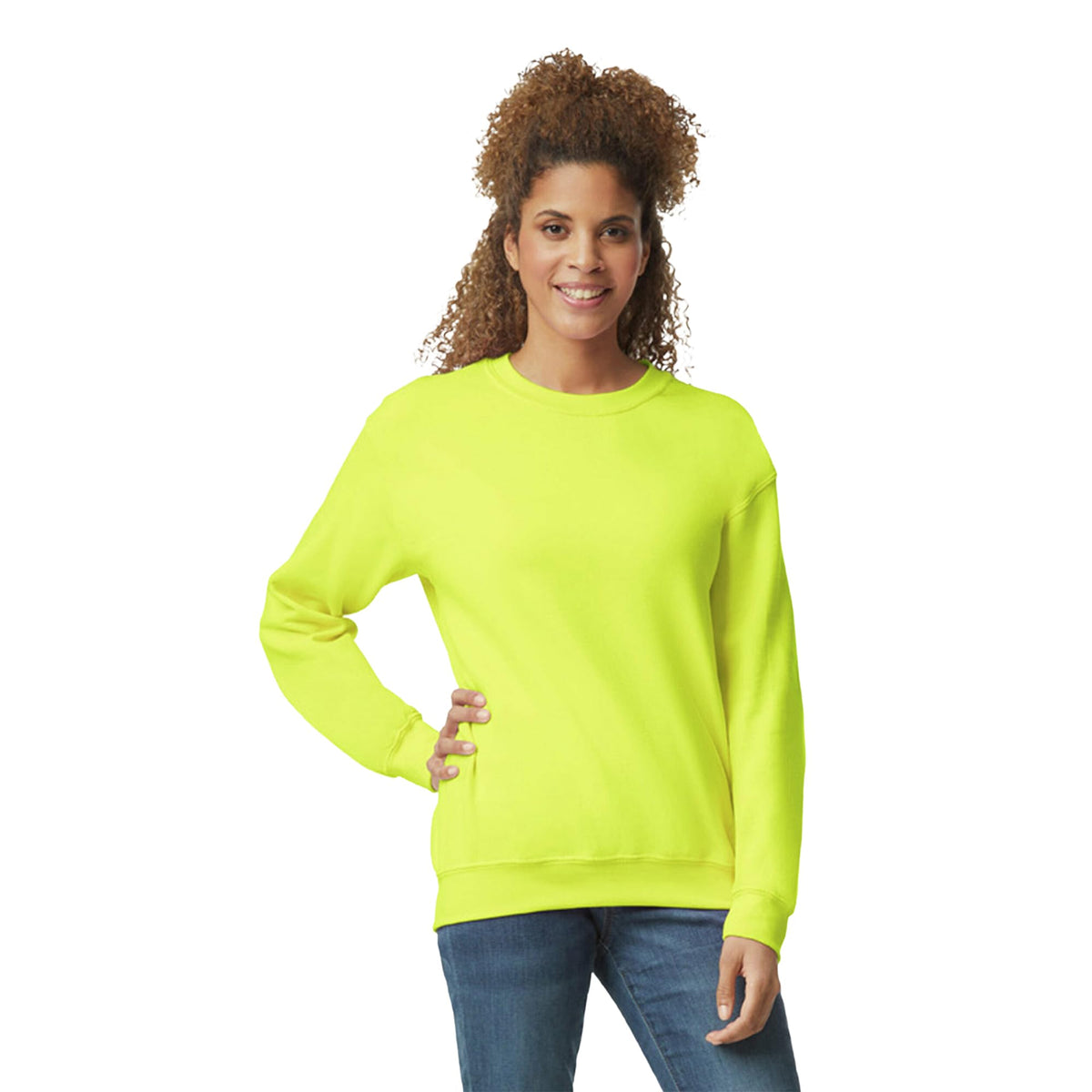 Gildan Unisex Adult Fleece Crewneck Sweatshirt, Style G18000, Multipack Jansha Store