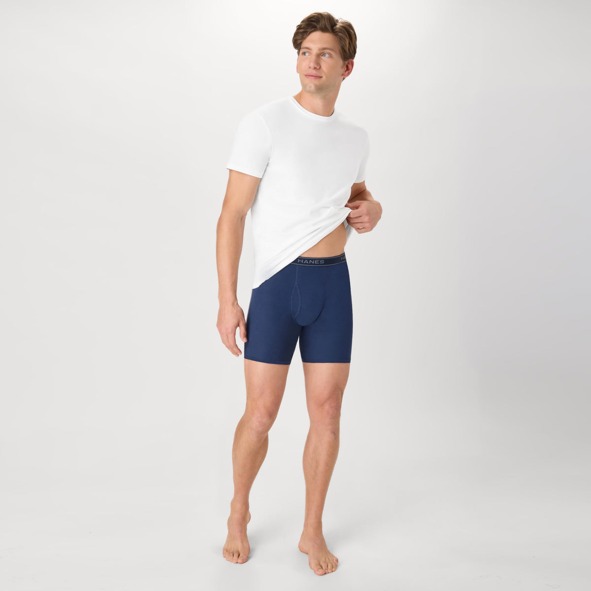 Hanes mens Underwear Boxer Briefs Pack, Cool & Breathable Cotton Moisture-wicking Underwear for Men, No Ride Up Jansha Store