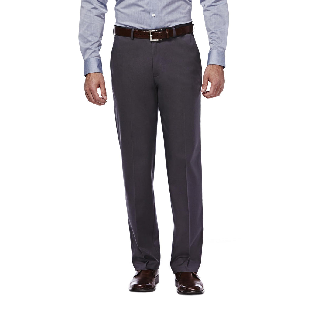 Haggar Men's Classic Fit Premium No Iron Khaki Pant Jansha Store