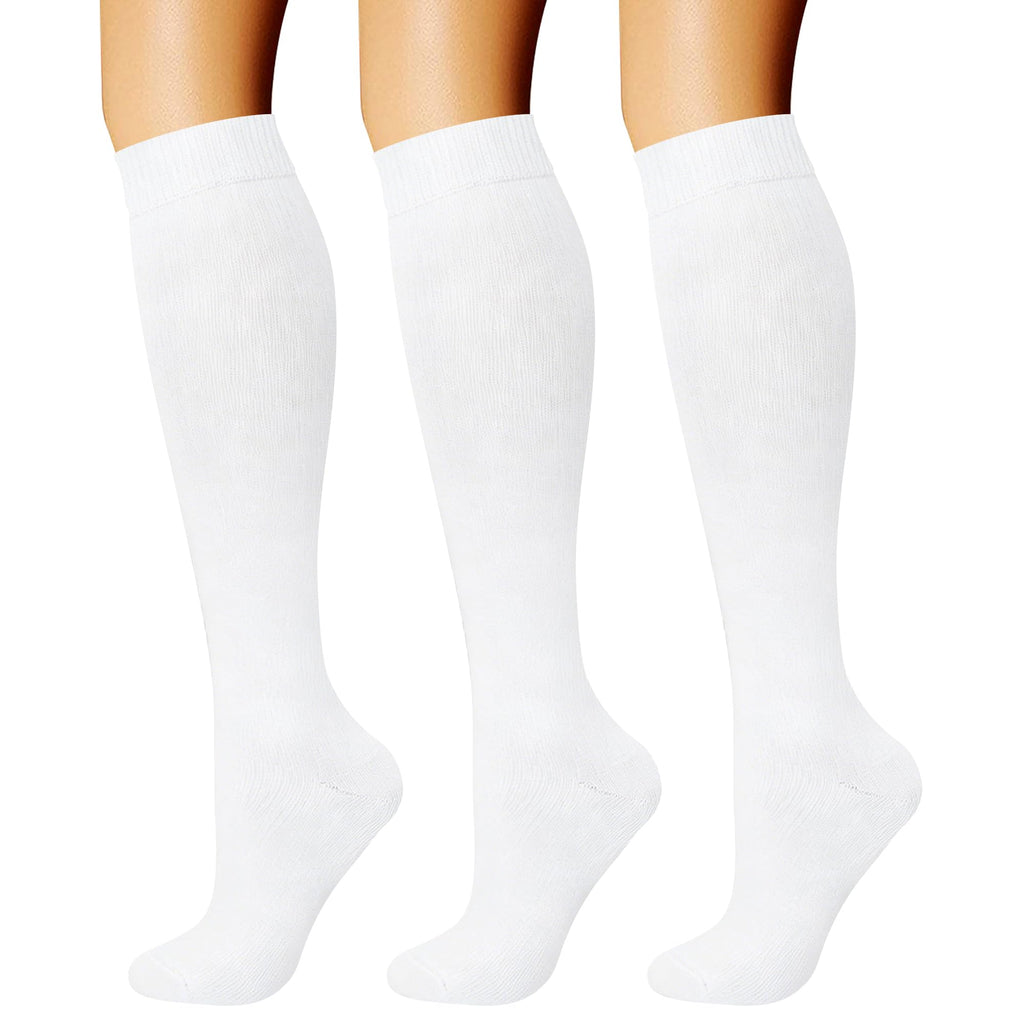 CHARMKING Compression Socks for Women & Men Circulation (3 Pairs) 15-20 mmHg is Best Support for Athletic Running Cycling Jansha Store