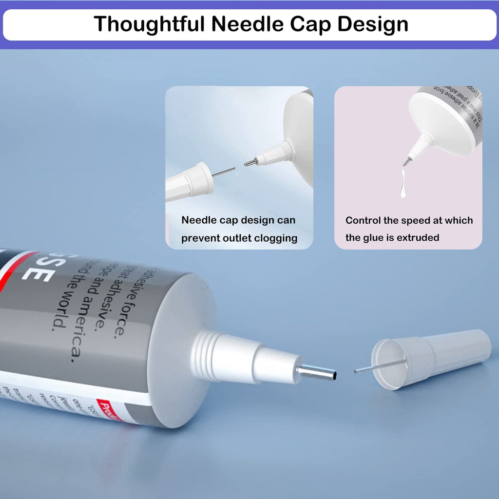 B7000 Jewelry Glue for Making, FITTDYHE 1PCS 50ML/1.69 fl oz Clear Adhesive for Rhinestone, Fabric, Multipurpose Super B-7000 for Phone Repair, Nail Art, Wood, Glass, Charms Jansha Store