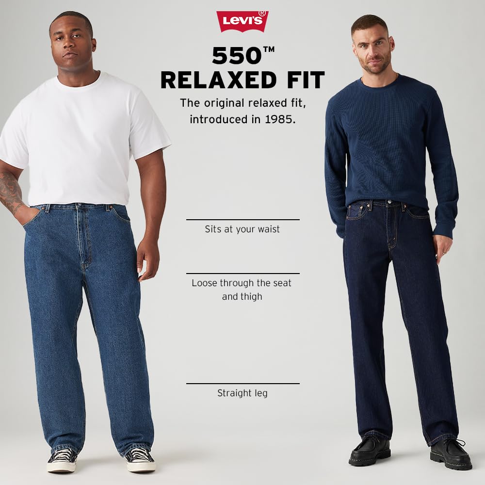 Levi's Men's 550 Relaxed Fit Jeans Jansha Store