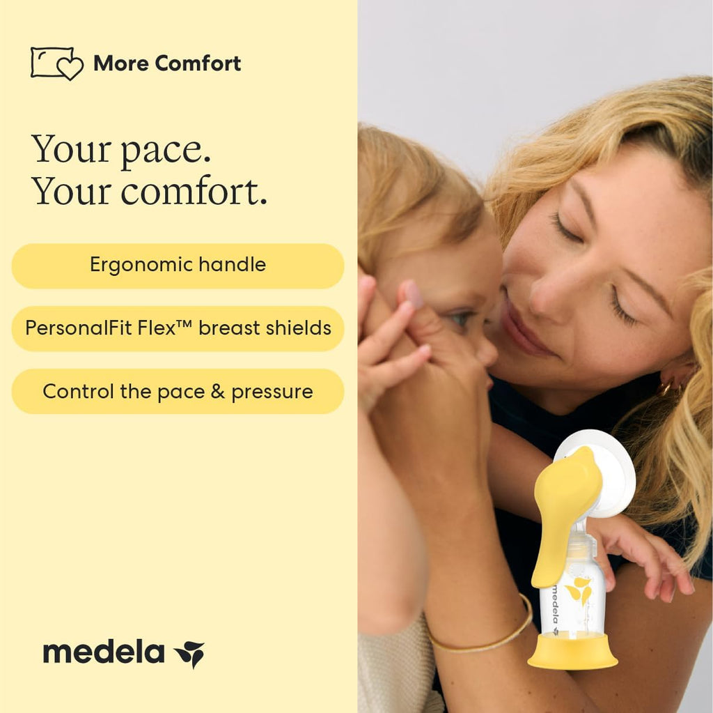 Medela Harmony Manual Breast Pump, On-the-Go, More Milk Output Jansha Store
