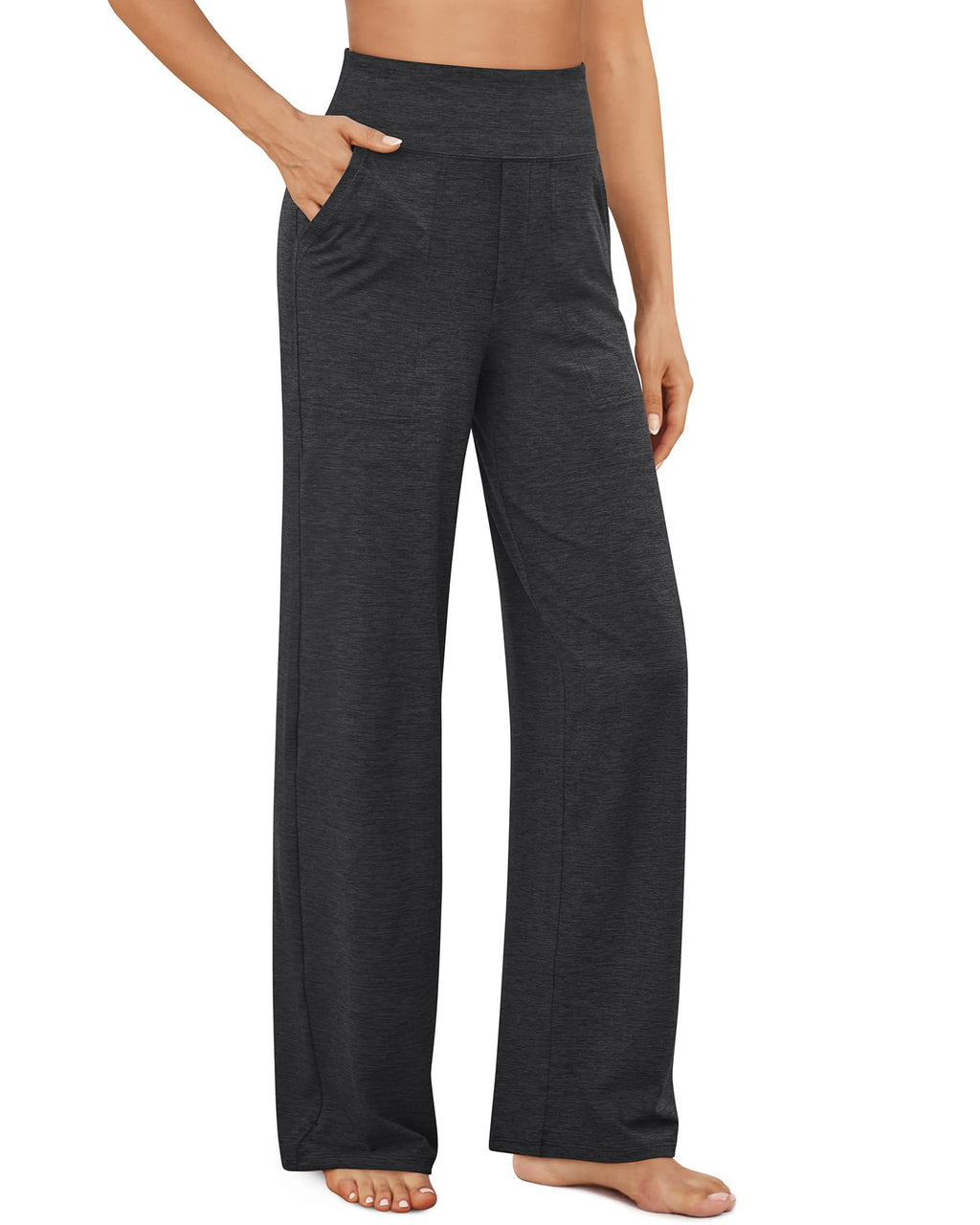 G4Free Yoga Pants for Women Wide Leg Pants with Pockets High Waisted Jansha Store
