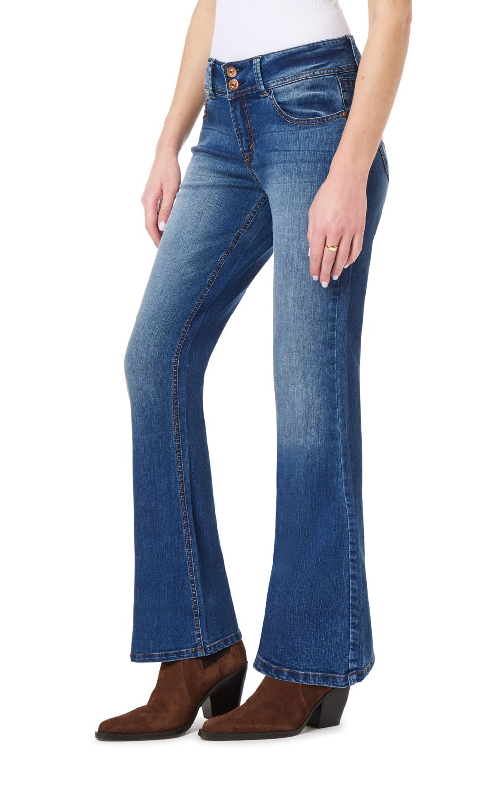 WallFlower Luscious Curvy Bootcut Jeans for Women, Sizes 0-24 Jansha Store