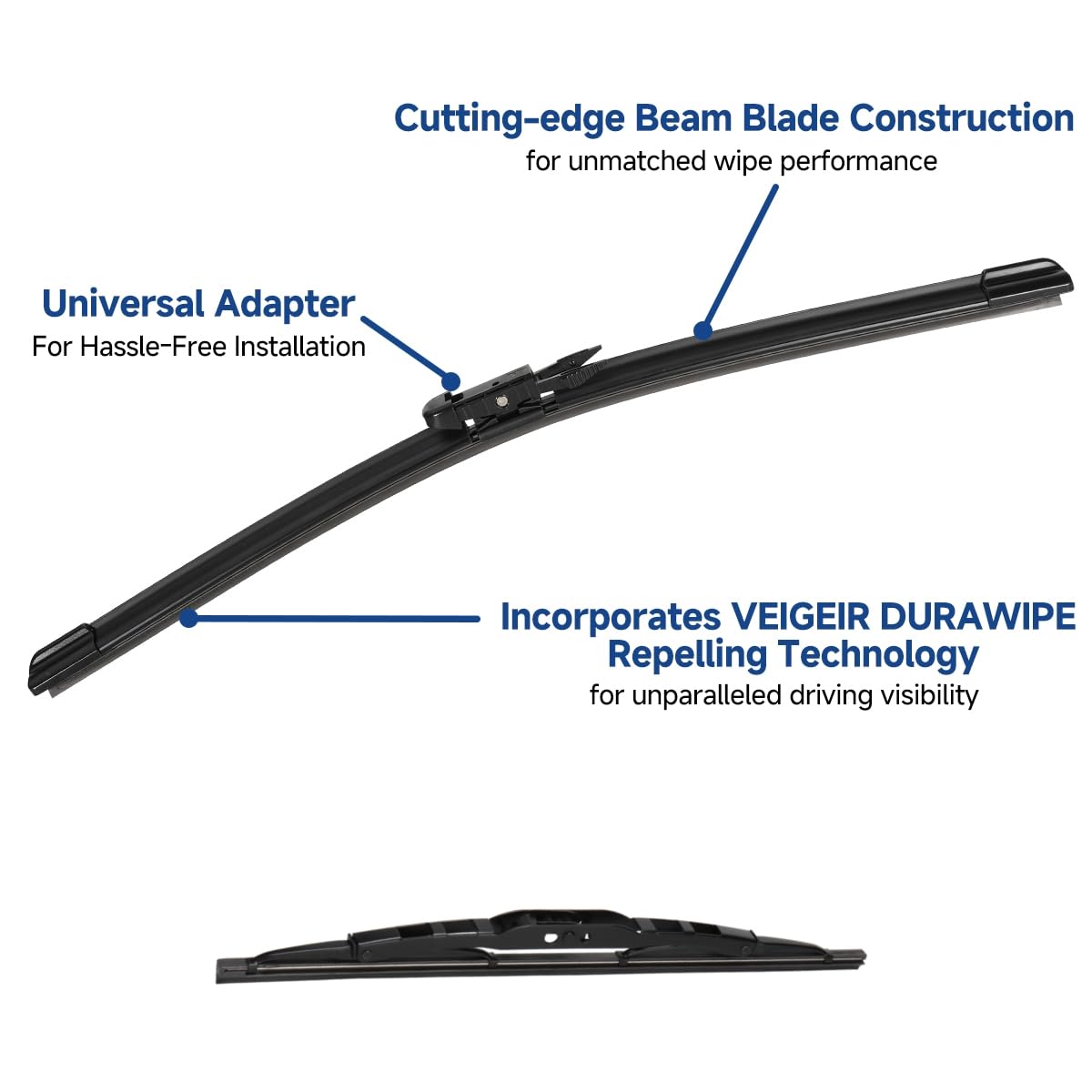 3 Pack Windshield Wiper Blades Compatible with Nissan Rogue 2014-2023 Pathfind 2013-2021 Original Factory Quality Front Rear Wipers Blade Set for My Car - 26" 17" 12" Jansha Store