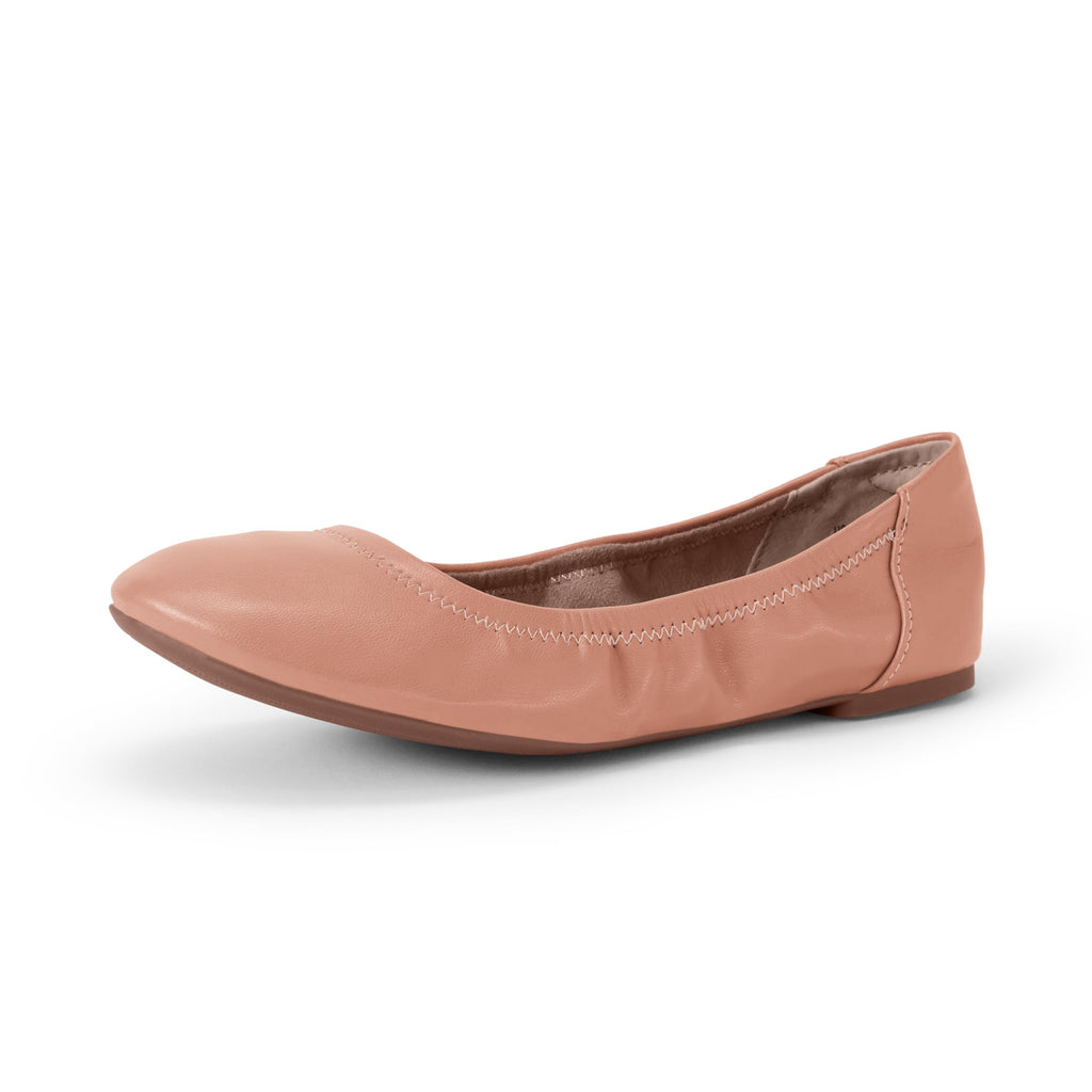 Amazon Essentials Women's Comfortable Round Toe Ballet Flats, Cushioned Memory Foam Jansha Store