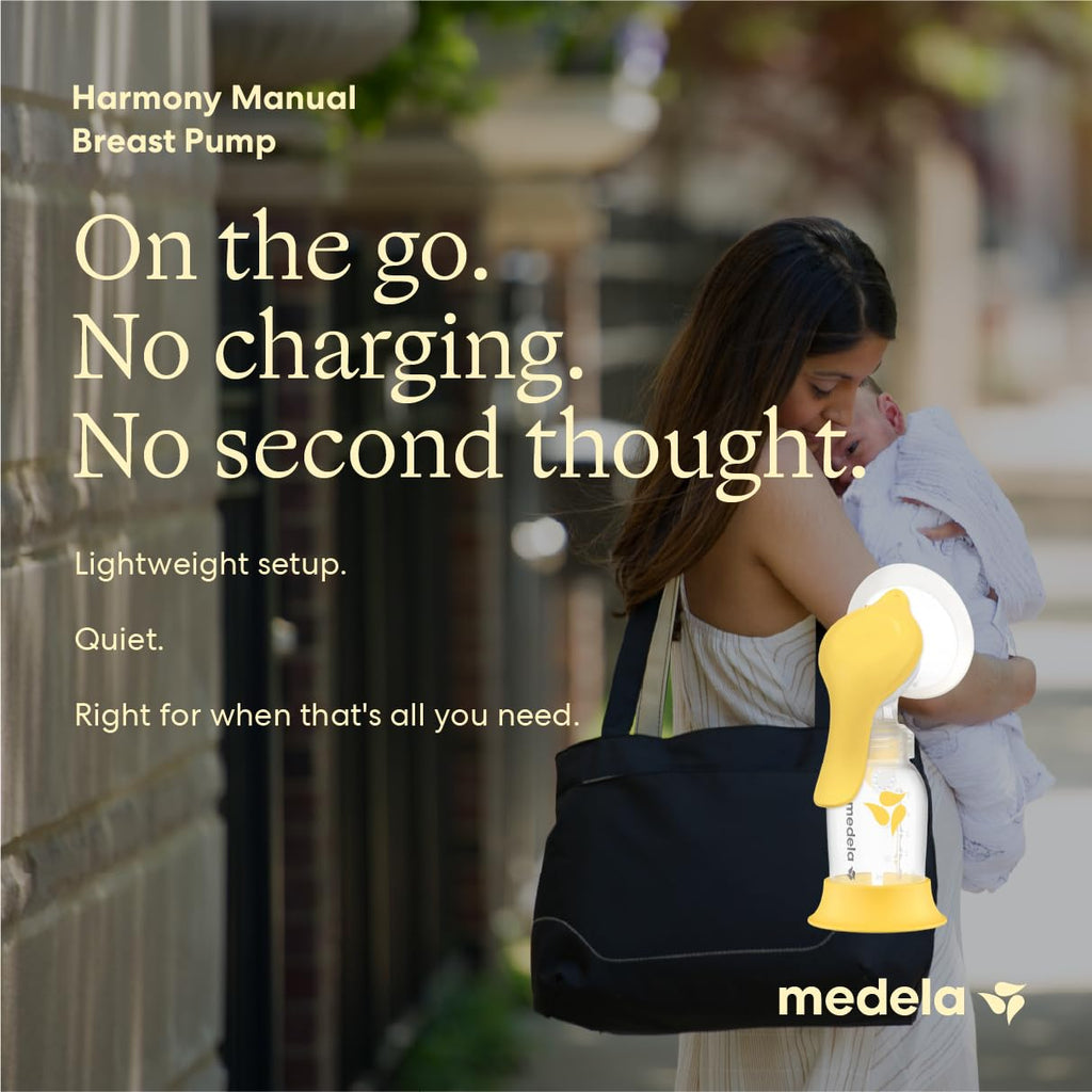 Medela Harmony Manual Breast Pump, On-the-Go, More Milk Output Jansha Store