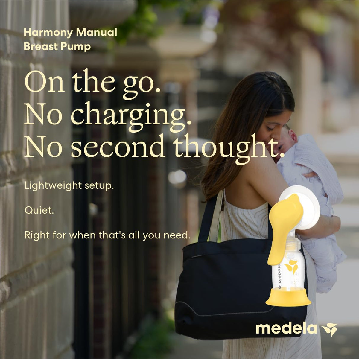 Medela Harmony Manual Breast Pump, On-the-Go, More Milk Output Jansha Store