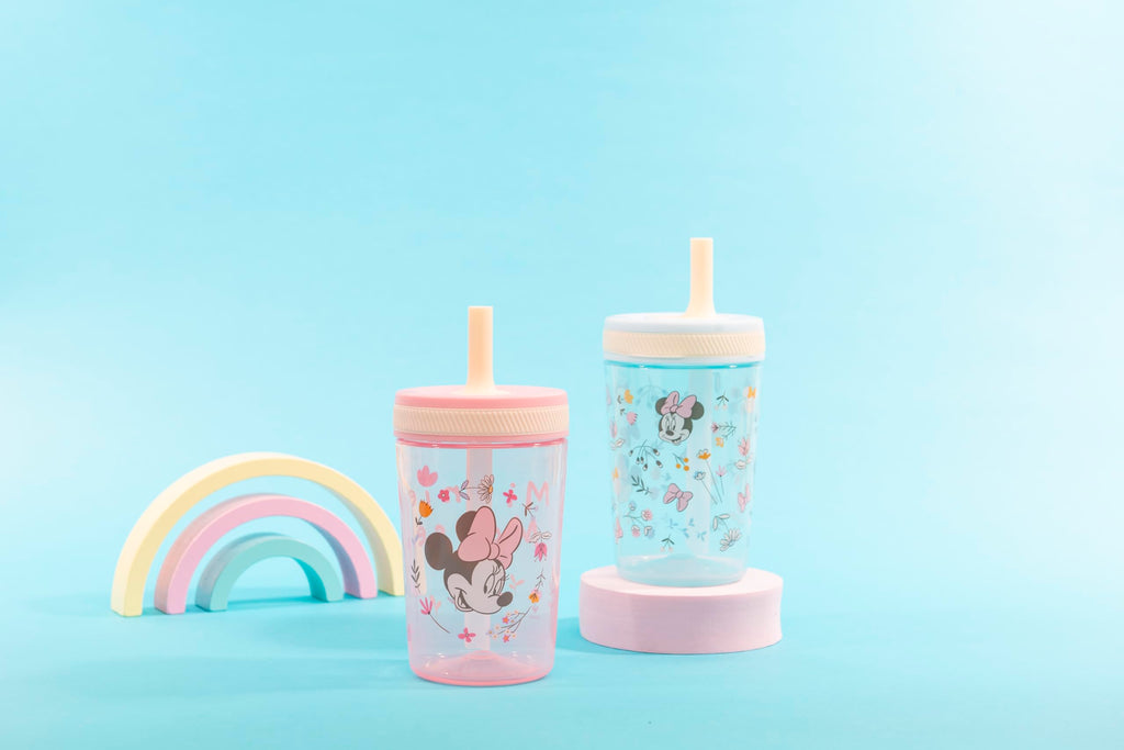 Zak Designs Blippi Kelso Toddler Cups For Travel or At Home, 2-Count Durable Plastic Sippy Cups With Leak-Proof Design is Perfect For Kids (Blippi), 15 Ounces (Pack of 12) Jansha Store