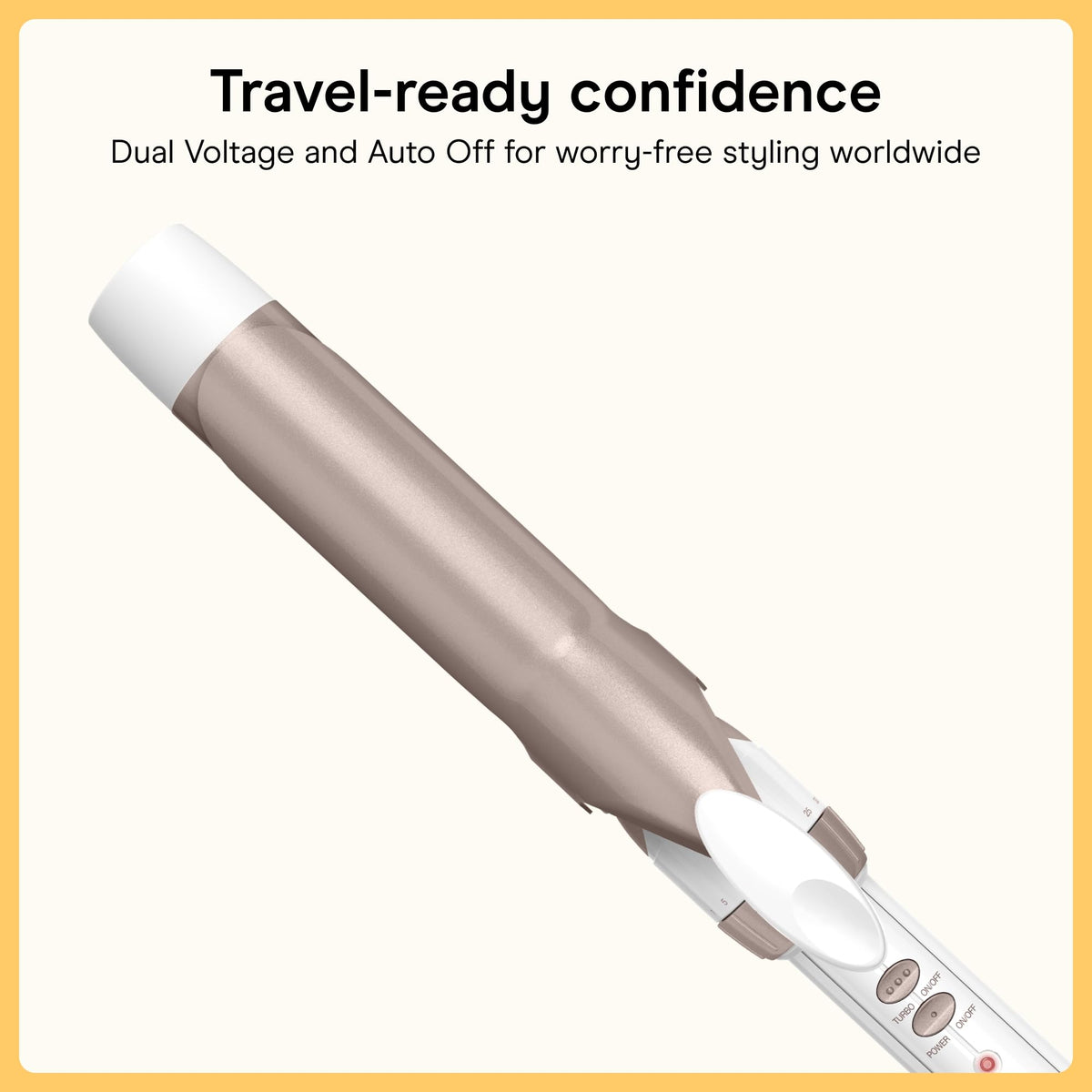 Conair Curling Iron, Double Ceramic, 1/2-in. Barrel, White/Rose Gold Jansha Store