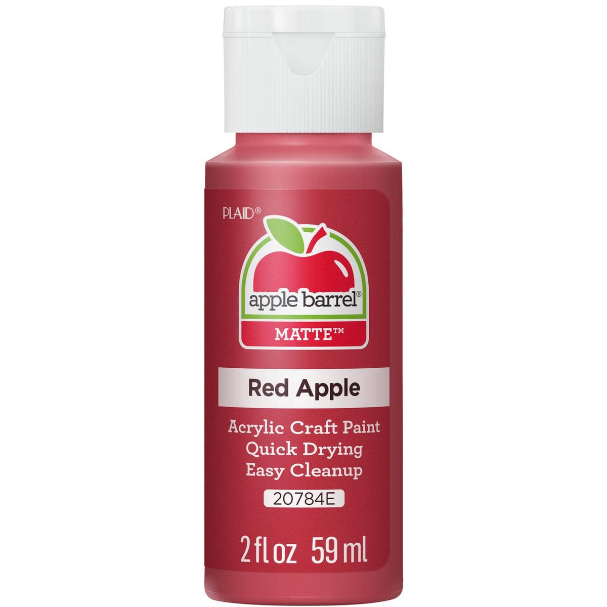 Apple Barrel Acrylic Paint in Assorted Colors (2 Ounce), 20503 White Jansha Store