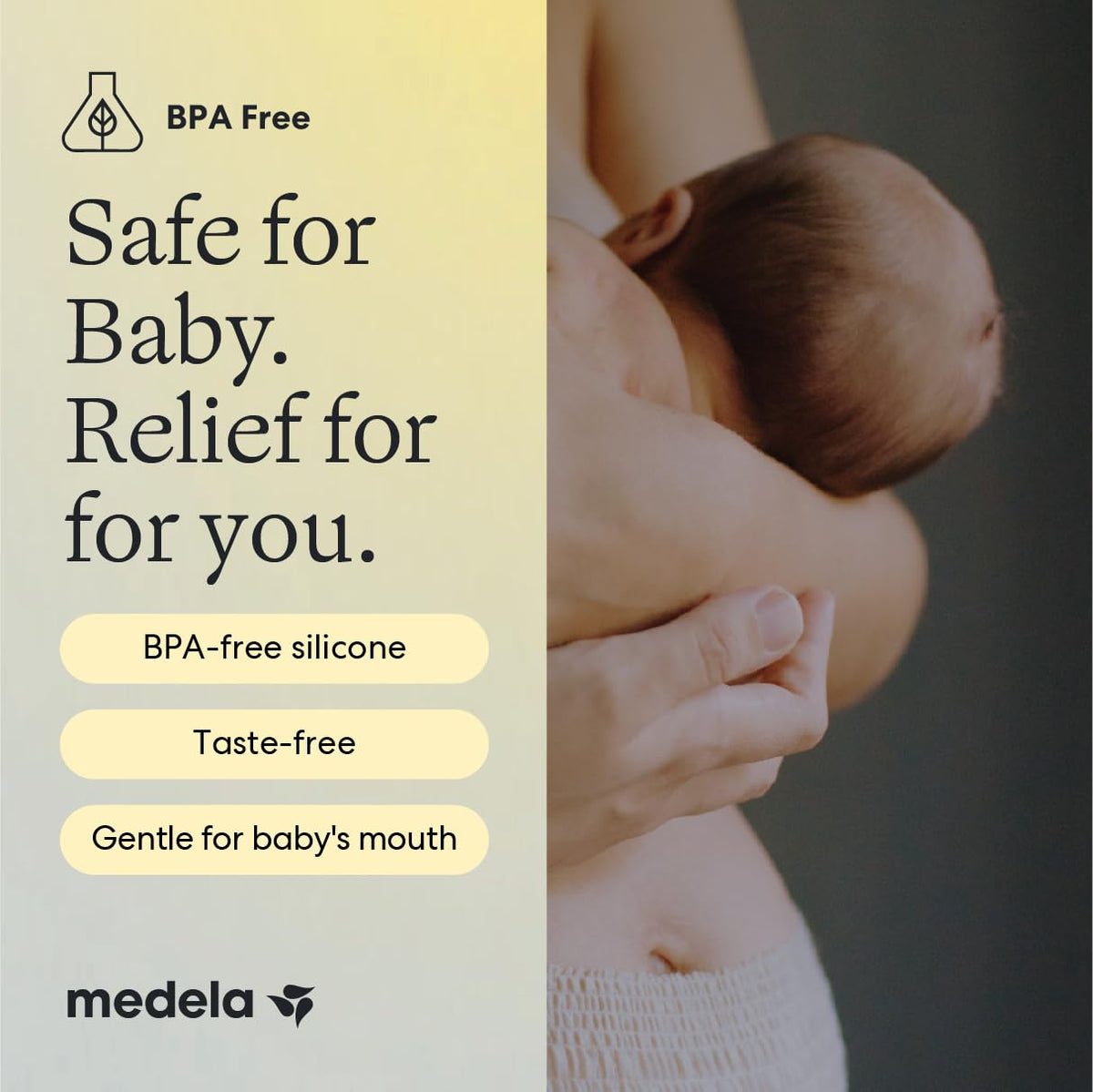 Medela Contact Nipple Shields, For Breastfeeding Comfort, Size L 24mm, 2ct Jansha Store