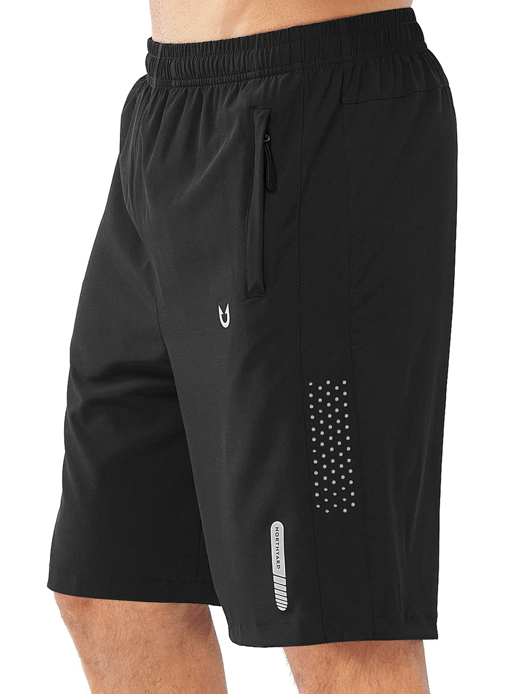 NORTHYARD Men's Athletic Running Shorts Gym Workout 7"/9"/5" Zipper Pockets Jansha Store