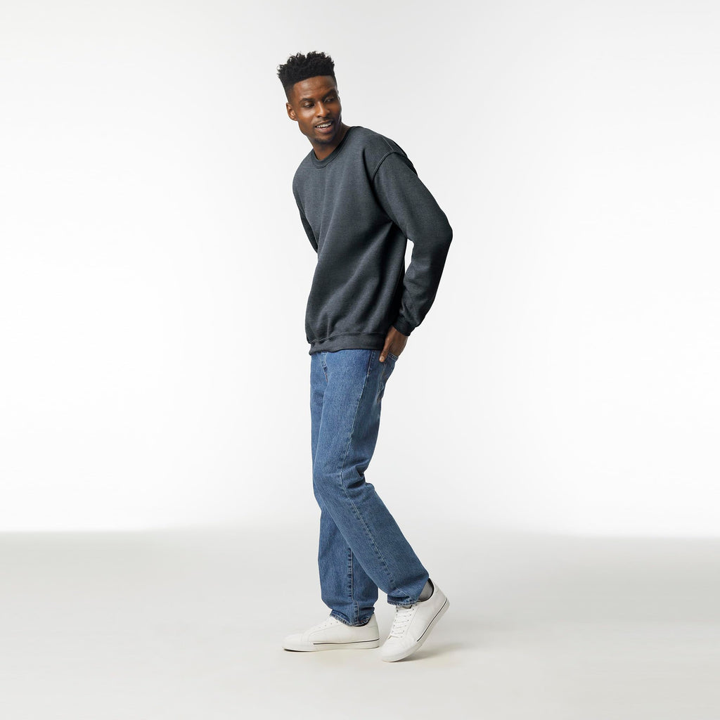 Gildan Unisex Adult Fleece Crewneck Sweatshirt, Style G18000, Multipack Jansha Store