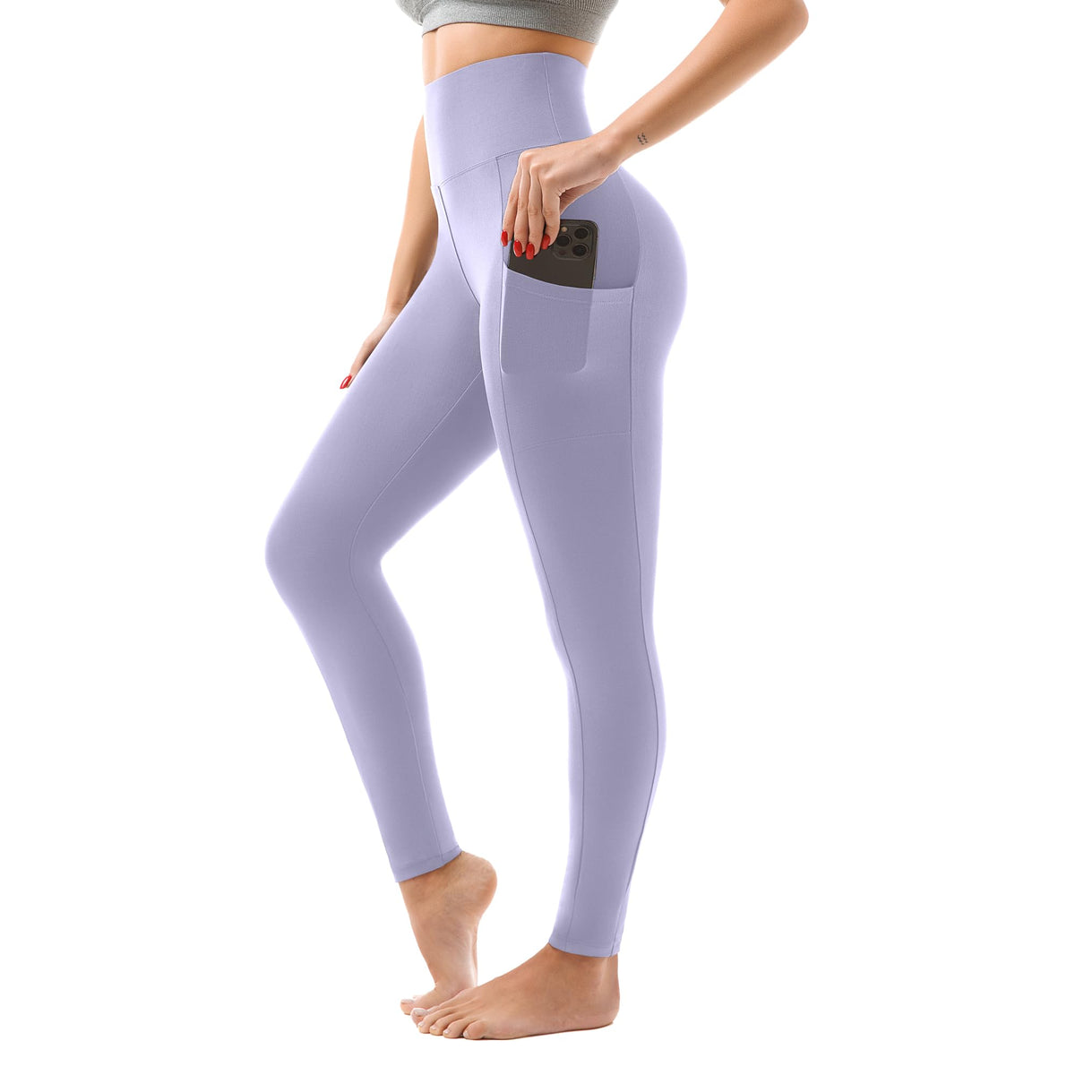 SINOPHANT High Waisted Leggings Women with Pockets Jansha Store
