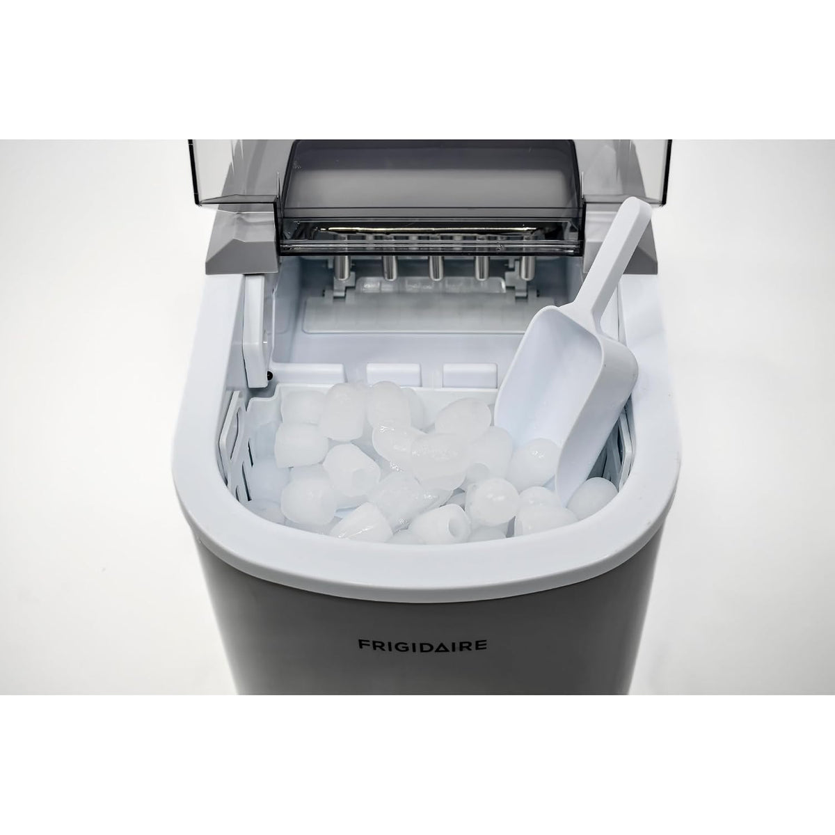 FRIGIDAIRE EFIC189-Silver Compact Ice Maker, 26 lb per Day, Silver Jansha Store