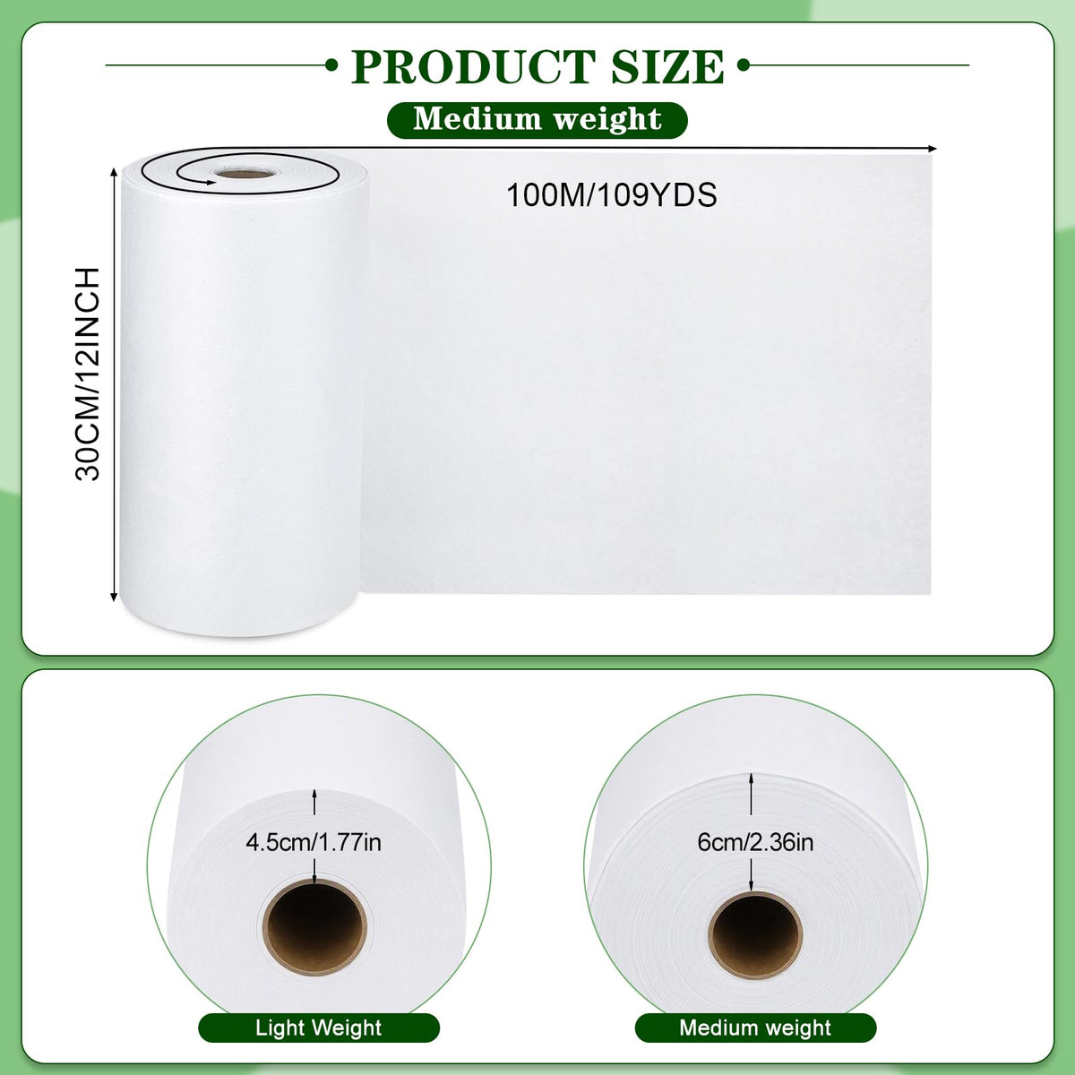 Medium Weight Interfacing Fabric for Sewing Iron On Fusible Interfacing Jansha Store
