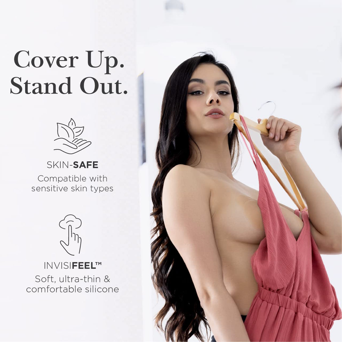 Nippies Reusable Nipple Covers, Skin Safe Pasties in Circle or Lift Style Jansha Store