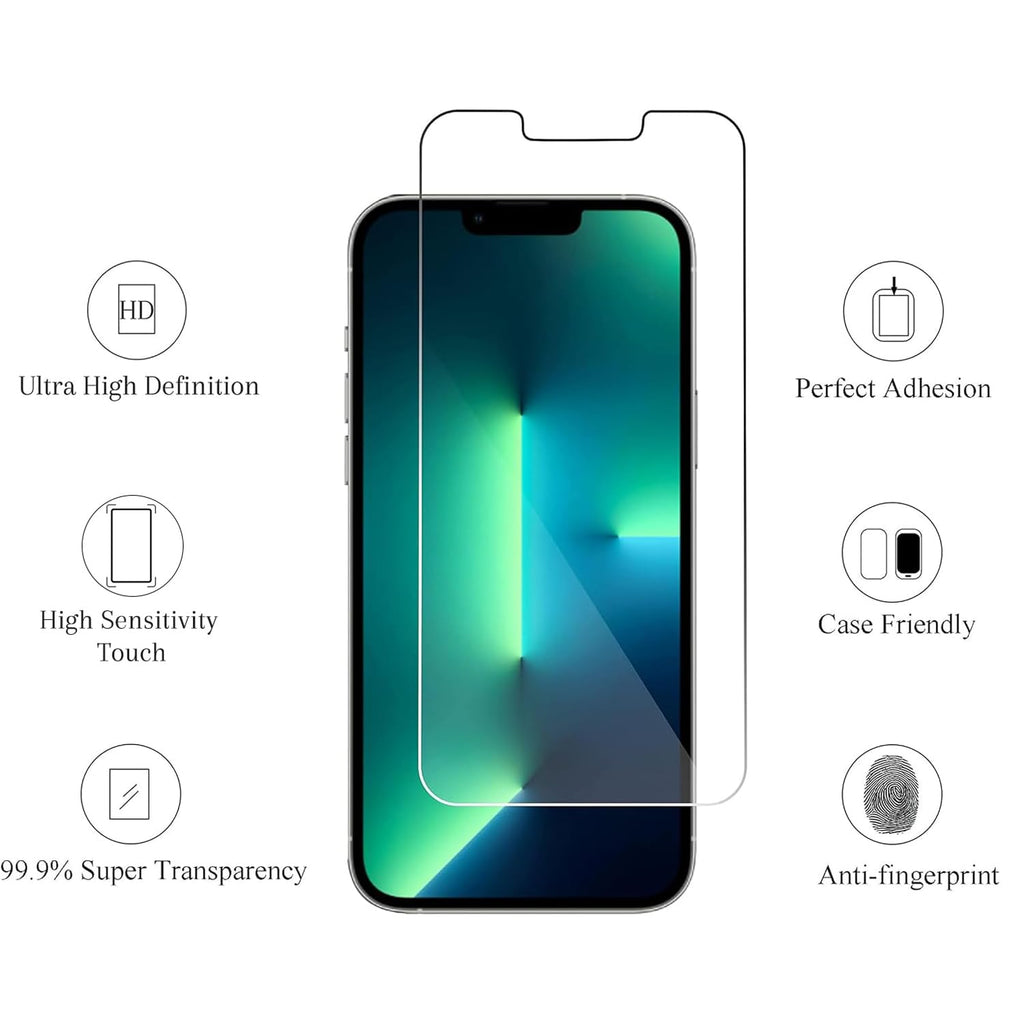 Ailun Screen Protector + Camera Lens Protector for iPhone 16 Pro, 3+3 Pack Jansha Store