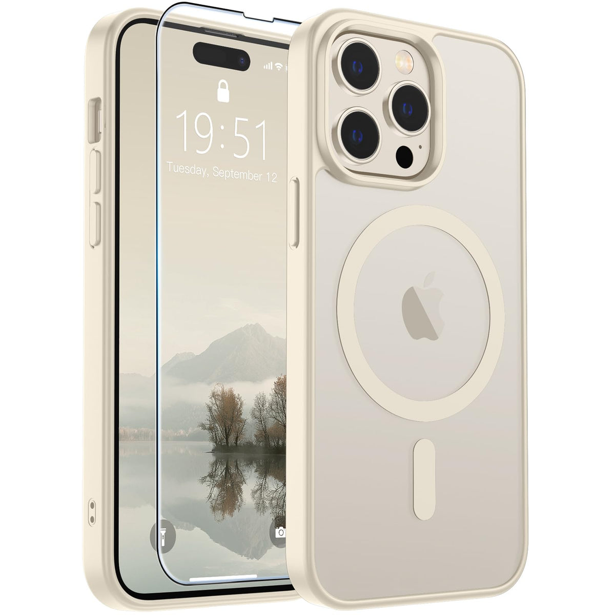 SUPFINE Magnetic for iPhone 12 Mini Case/iPhone 13 Mini Case Black Jansha Store