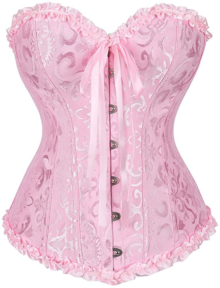 SZIVYSHI 14-Bone Overbust Corset Top Jansha Store
