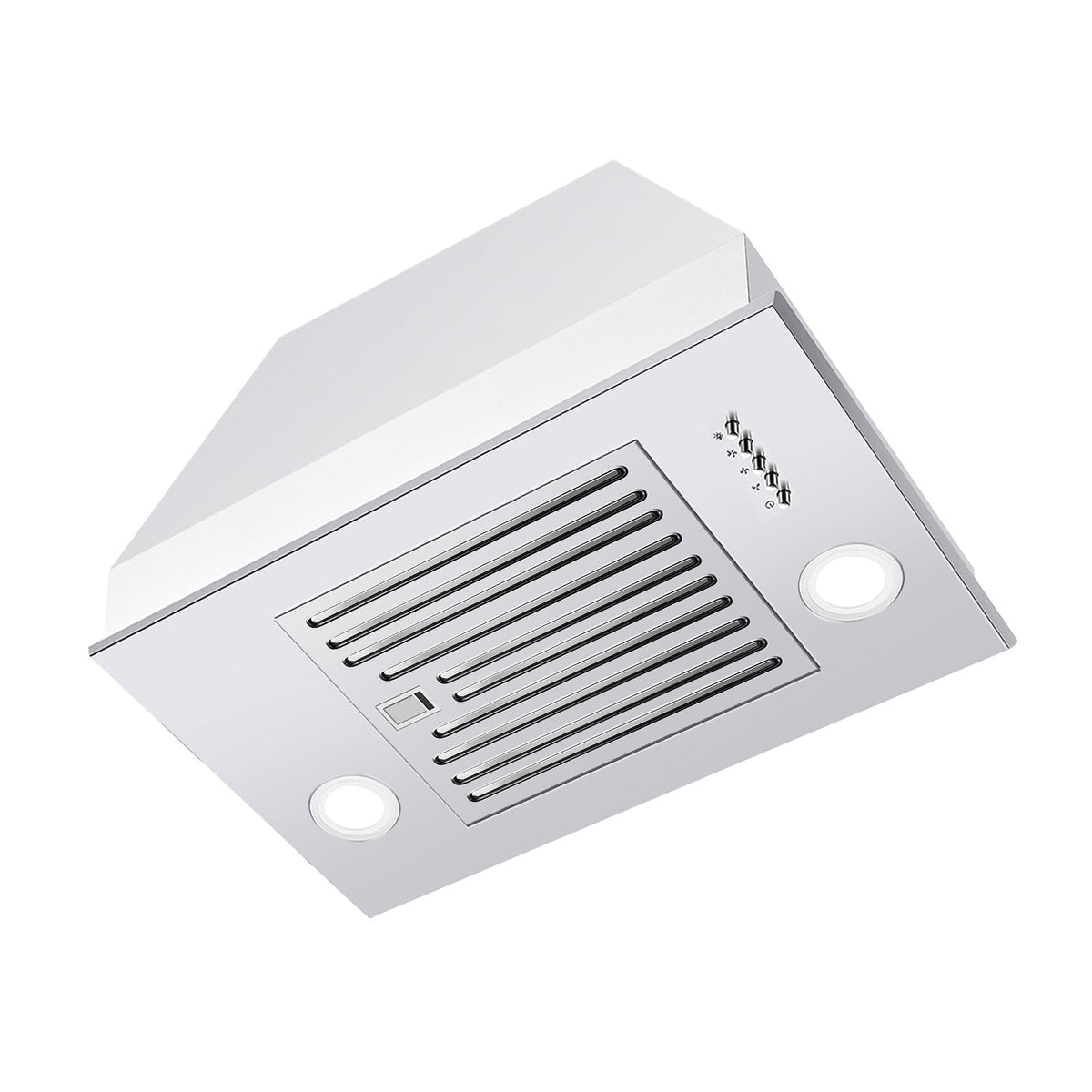 Range Hood Insert 30 inch,Stainless Steel Kitchen Vent Hood 600CFM,Built-in Kitchen Stove Hood w/Front Button Controls and Front LED Lights,Baffle Filters,Ducted/ductless Convertible Duct Jansha Store