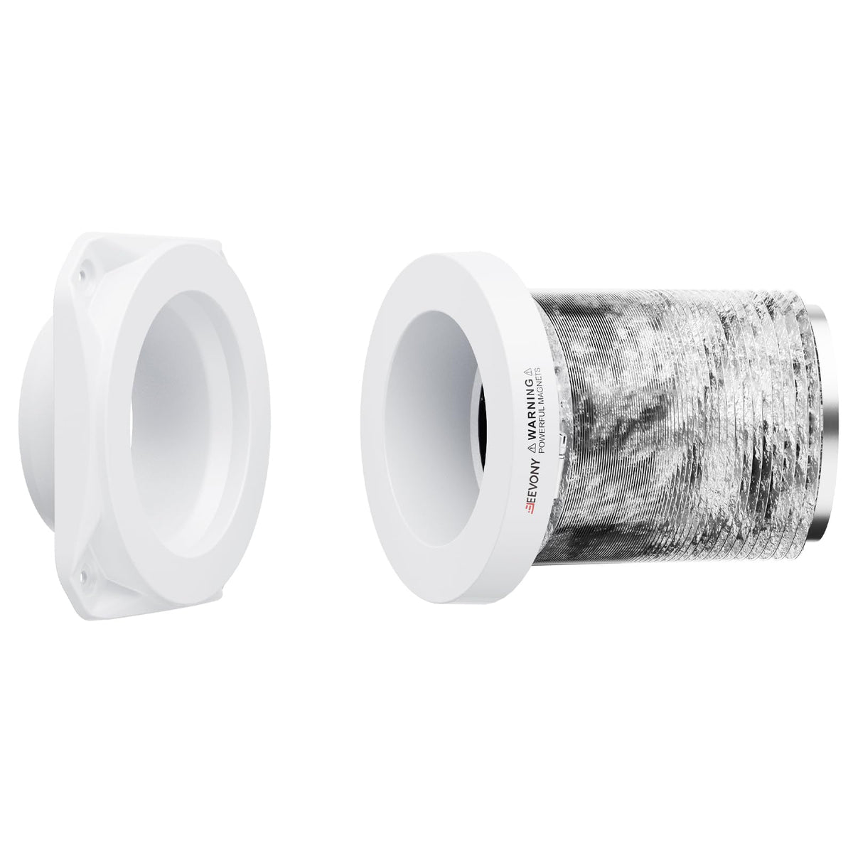 Magnetic Dryer Vent Coupling DV180 Magnetic Dryer Vent Connector Kit 4 Inch Jansha Store