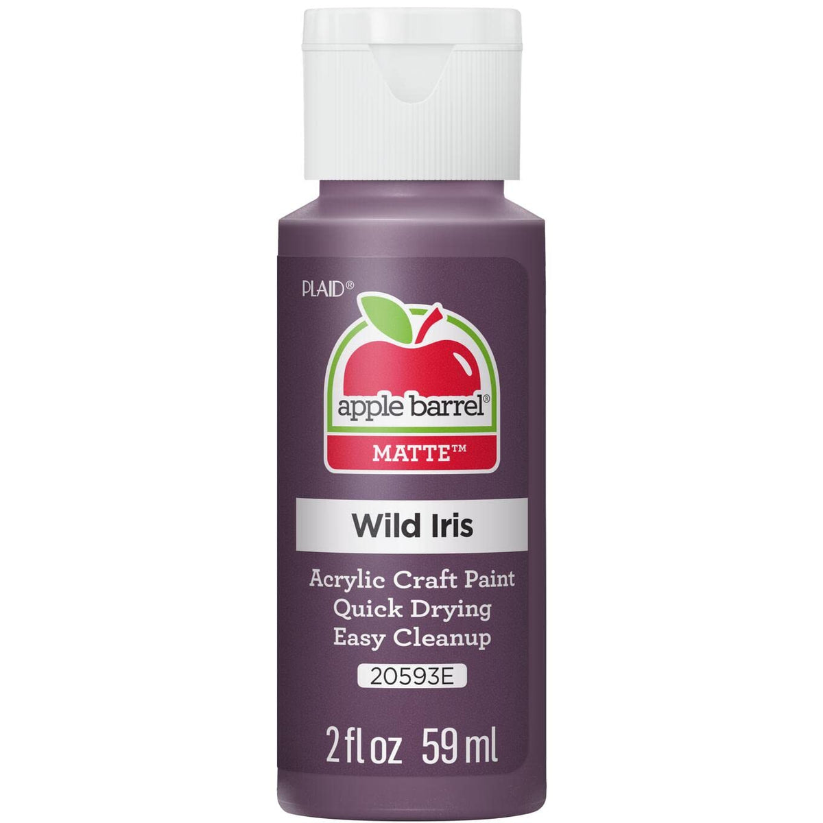 Apple Barrel Acrylic Paint in Assorted Colors (2 Ounce), 20503 White Jansha Store