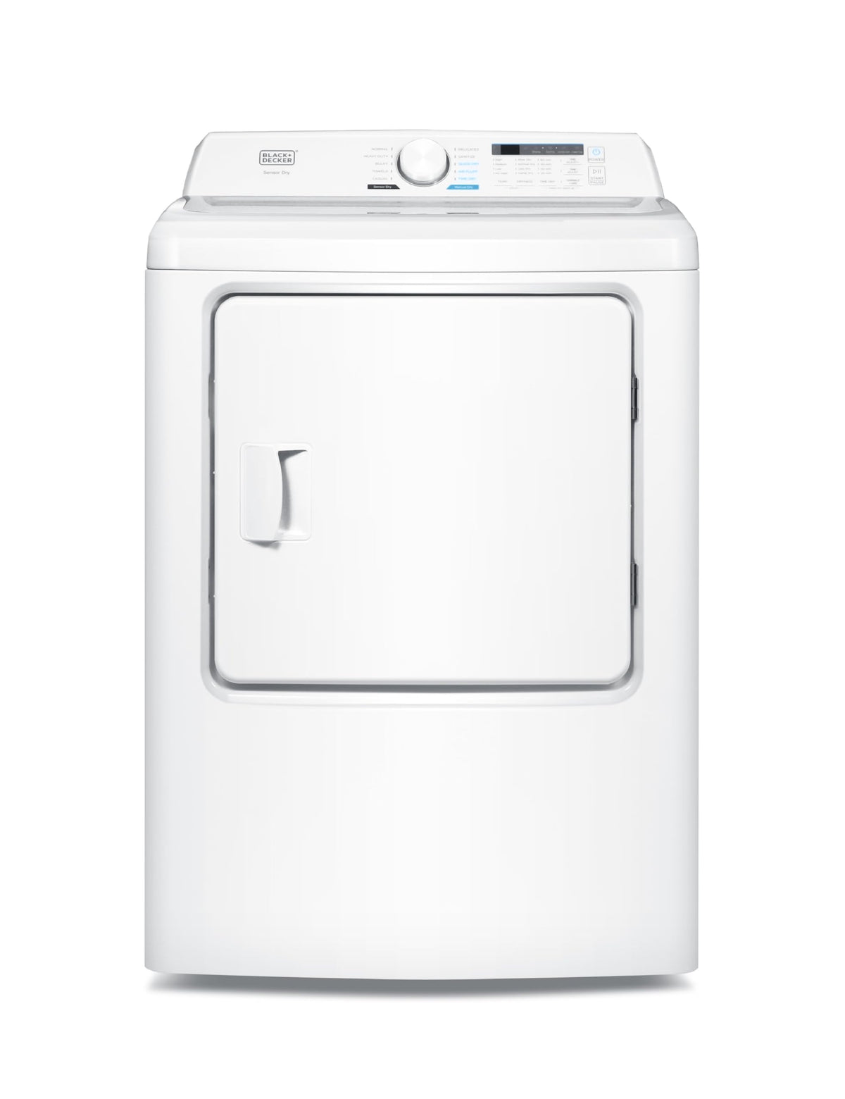 BLACK+DECKER 2.65 Cu. Ft. Portable Dryer, 8.8 lb. Capacity, BCED26, White Jansha Store