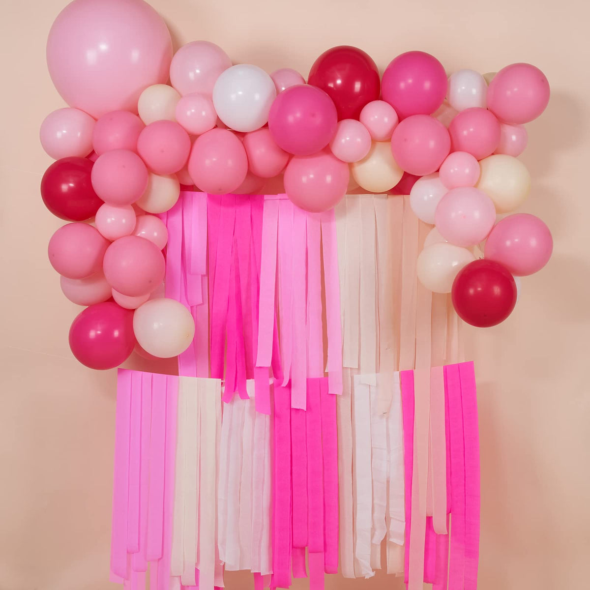 PartyWoo Pastel Crepe Paper Streamers 6 Rolls 492 FT Streamers Jansha Store