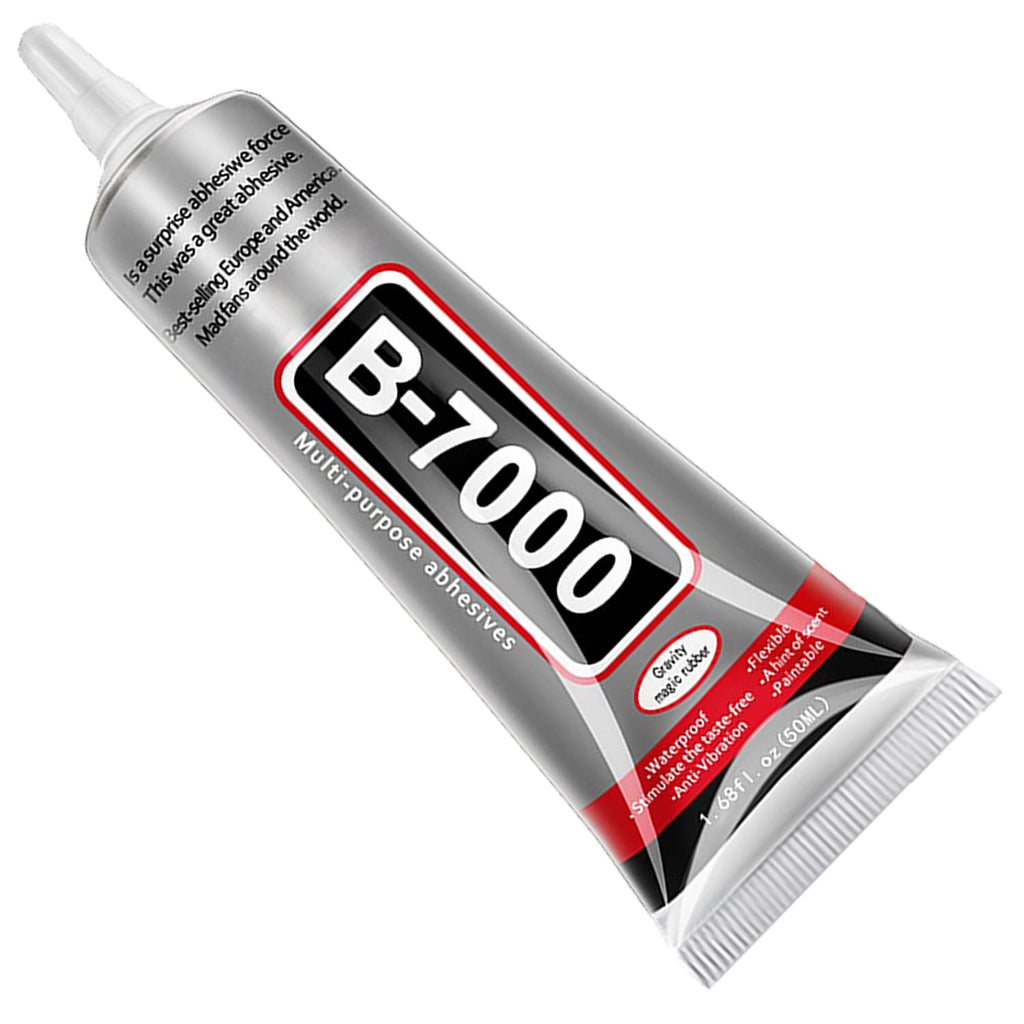 B7000 Jewelry Glue for Making, FITTDYHE 1PCS 50ML/1.69 fl oz Clear Adhesive for Rhinestone, Fabric, Multipurpose Super B-7000 for Phone Repair, Nail Art, Wood, Glass, Charms Jansha Store