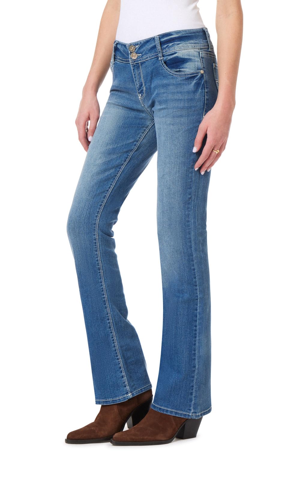 WallFlower Luscious Curvy Bootcut Jeans for Women, Sizes 0-24 Jansha Store