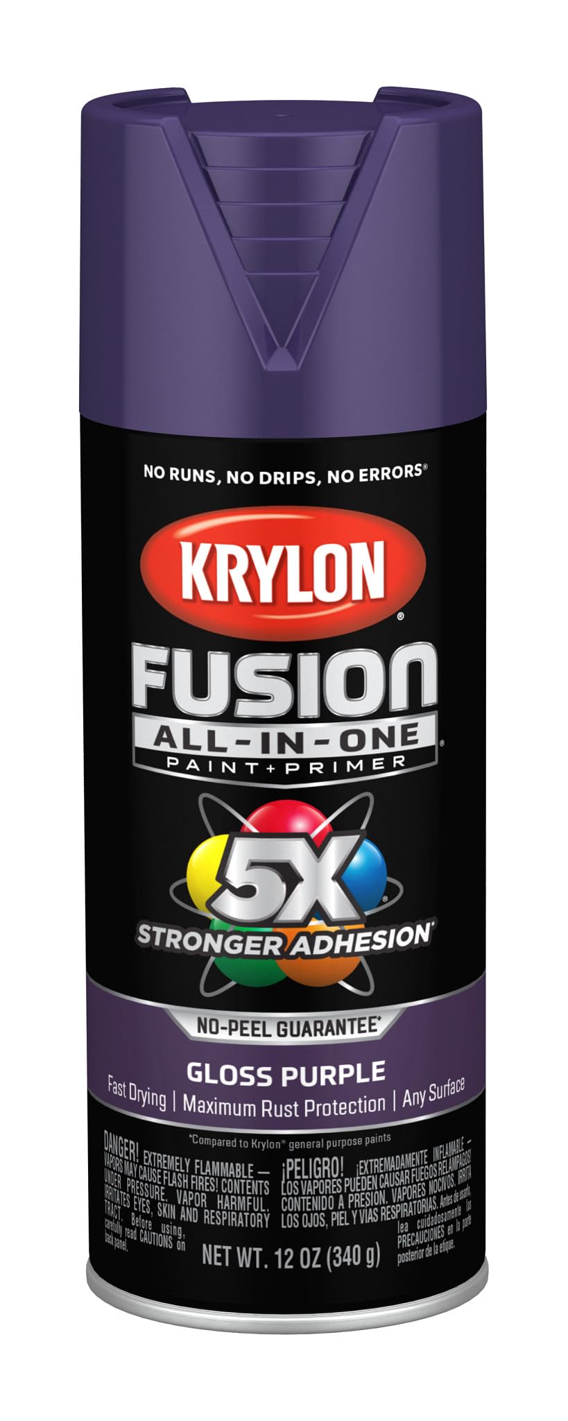 Krylon Fusion All-In-One 12 Oz. Gloss Spray Paint, Hot Pink - 1 Each Jansha Store